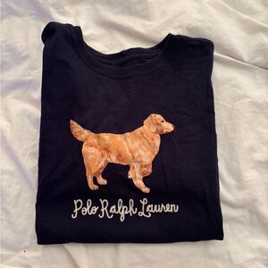 Polo by Ralph Lauren Navy Dog Print Tee